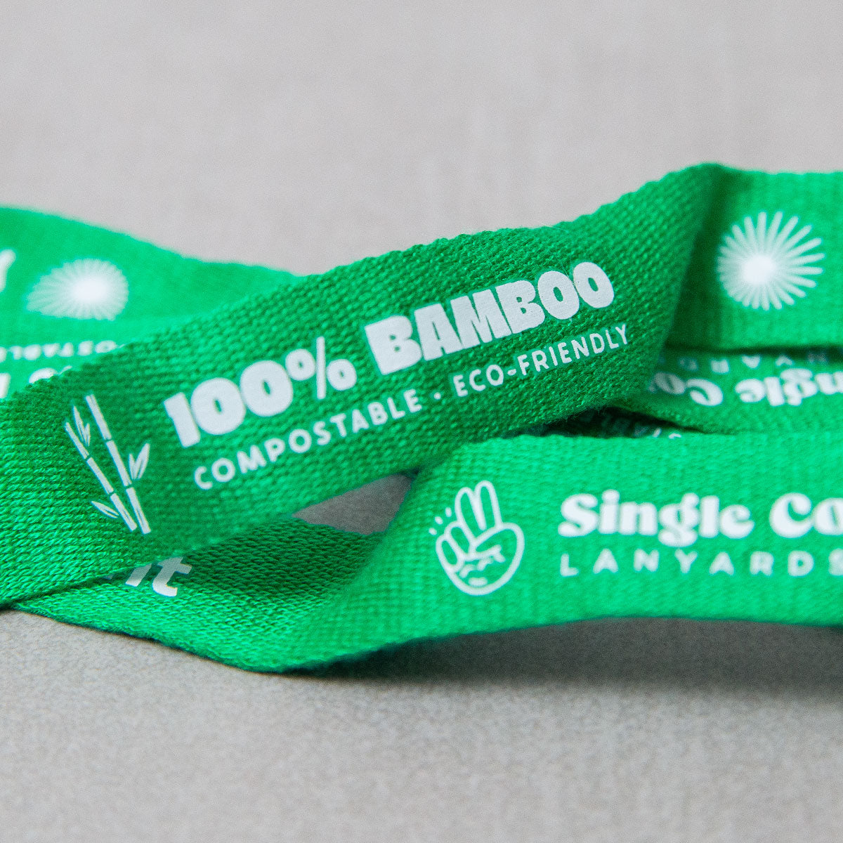 Elevate your brand with eco-friendly personalized conference lanyards. Crafted from bamboo, these sustainable event lanyards showcase your designs with stunning detail and clarity.