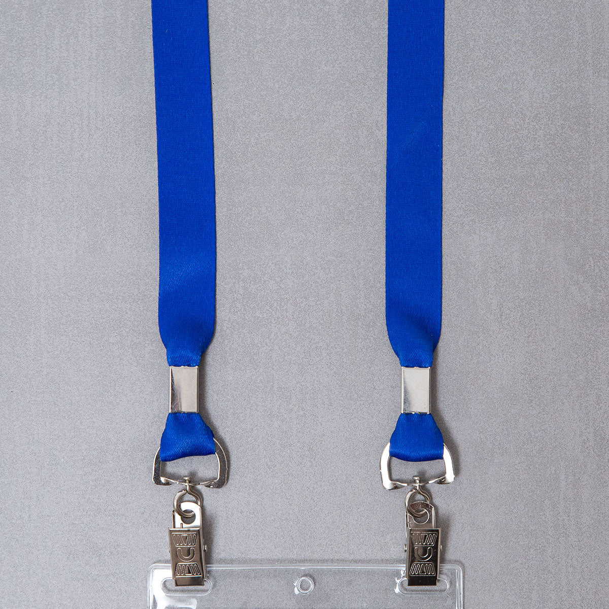 Quick-Ship Event Badge Lanyard - Double Bulldog - 3/4" Quick-Ship Event Badge Lanyard - Double Bulldog - 3/4"