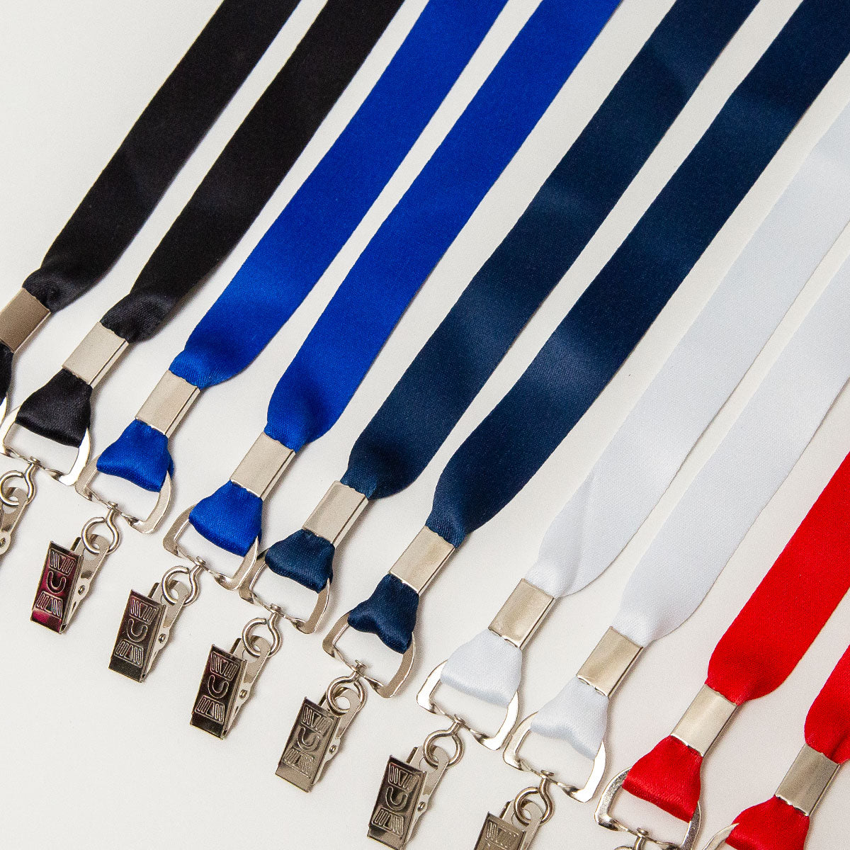 Quick-Ship Event Badge Lanyard - Double Bulldog - 3/4" Quick-Ship Event Badge Lanyard - Double Bulldog - 3/4"