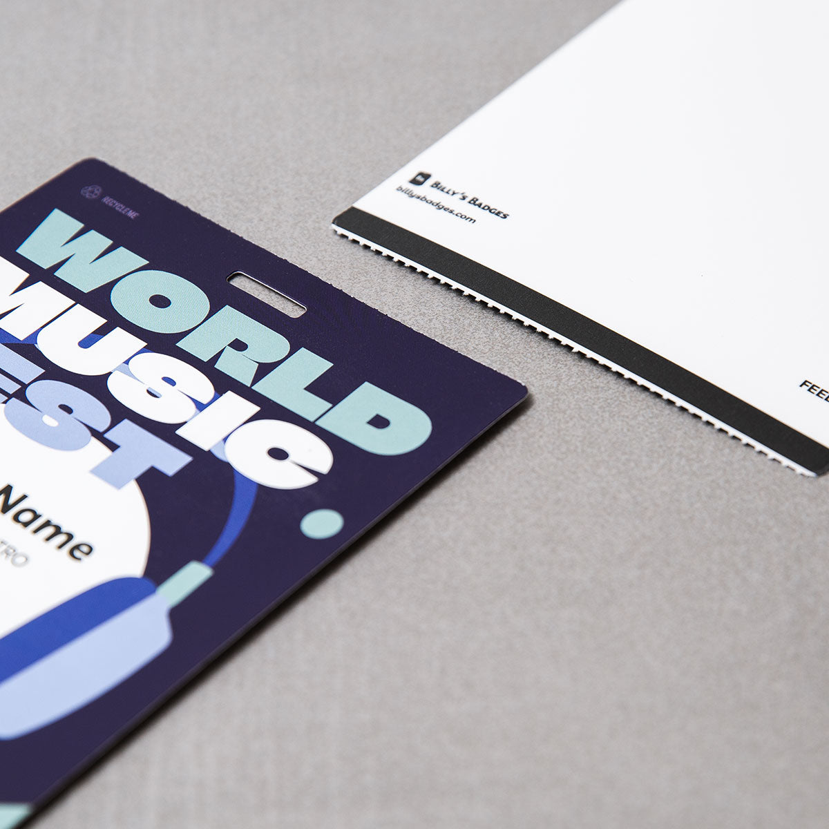 4" x 6" Paper - Custom Event Badges