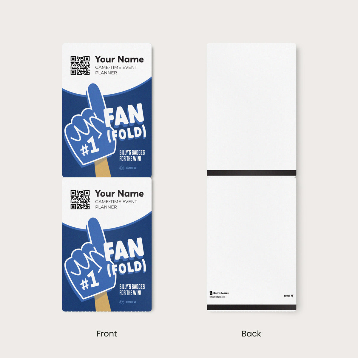 4" x 6" Paper - Custom Event Badges